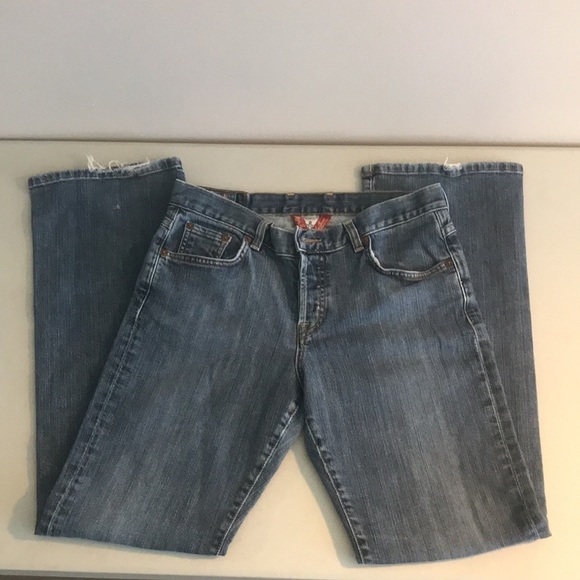 LUCKY Brand Gene Montesano Easy Rider Bootcut button up Jeans Women's Size 8 - Picture 3 of 12